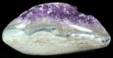 Purple Amethyst Crystal Heart - Uruguay #50907-1
